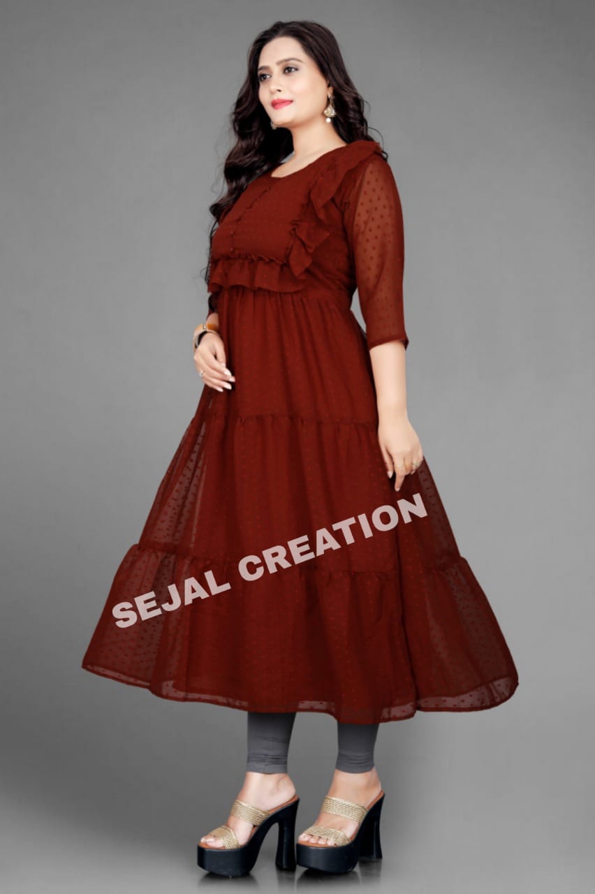 Sejal's Festive Wear Anarkali Kurti 